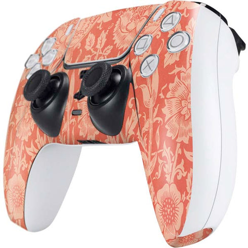 William Morris Pink & Rose PS5 Controller Skin